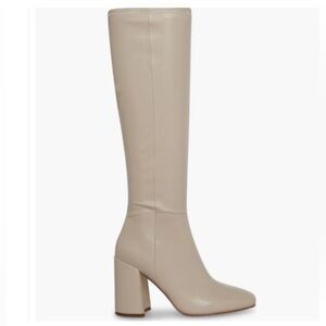 STEVE MADDEN 'Lizah' Tall Knee High Bone Boot women’s size 9